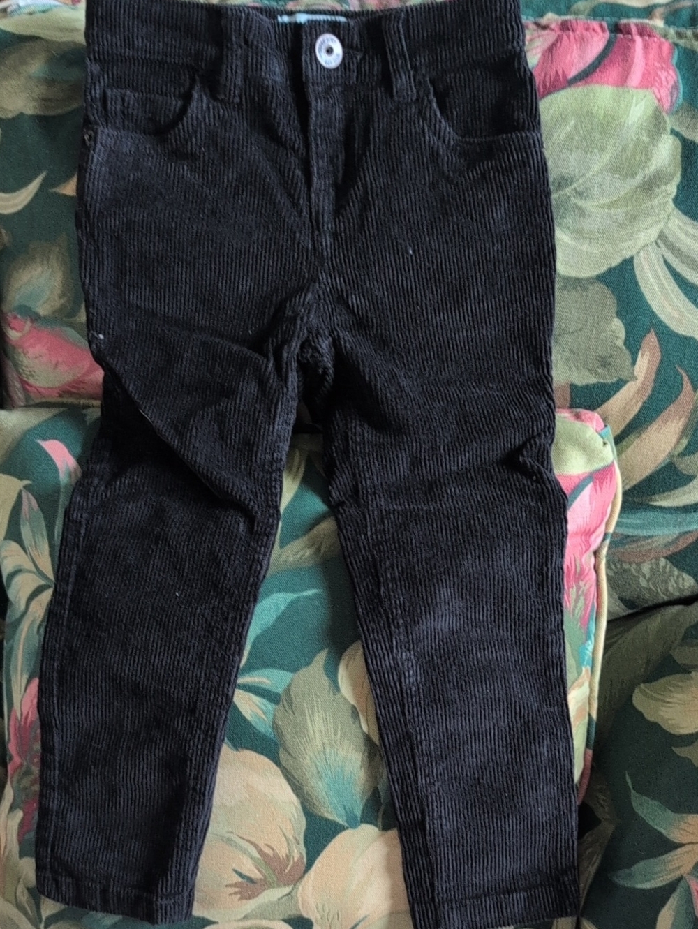 Class Club Black Corduroy Dress Pants for Kids
